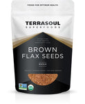 Terrasoul, Organic Brown Flax Seeds, 32 oz
