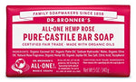 Dr. Bronner's Magic Soaps, Hemp Rose, Pure Castile Soap, 5 oz BAR