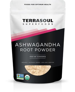 Terrasoul, Organic Raw Ashwagandha Powder, 6 oz