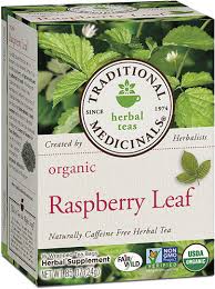 Traditional Medicinals Organic Raspberry Leaf, 16 tea bags