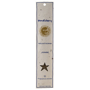 Pondicherry, Natural Jasmine Incense Sticks, 15 count