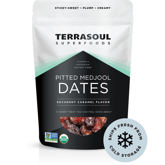 Terrasoul, Organic Medjool Dates (Pitted), 12 oz