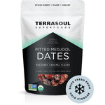 Terrasoul, Organic Medjool Dates (Pitted), 12 oz