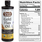 Foods Alive, Golden Flax Oil, 16oz