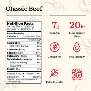 Kettle & Fire, Grass Fed Beef Bone Broth, 16.9 oz
