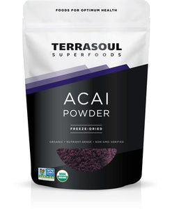 Terrasoul, Organic Acai Freeze-Dried Powder, 4 Oz