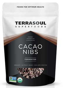 Terrasoul, Organic Raw Cacao Nibs Fermented, 16 oz