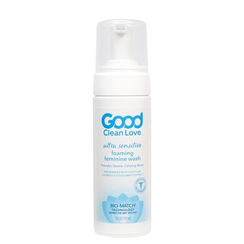 Good Clean Love, Ultra Sensitive Foaming Feminine Wash, 5 oz