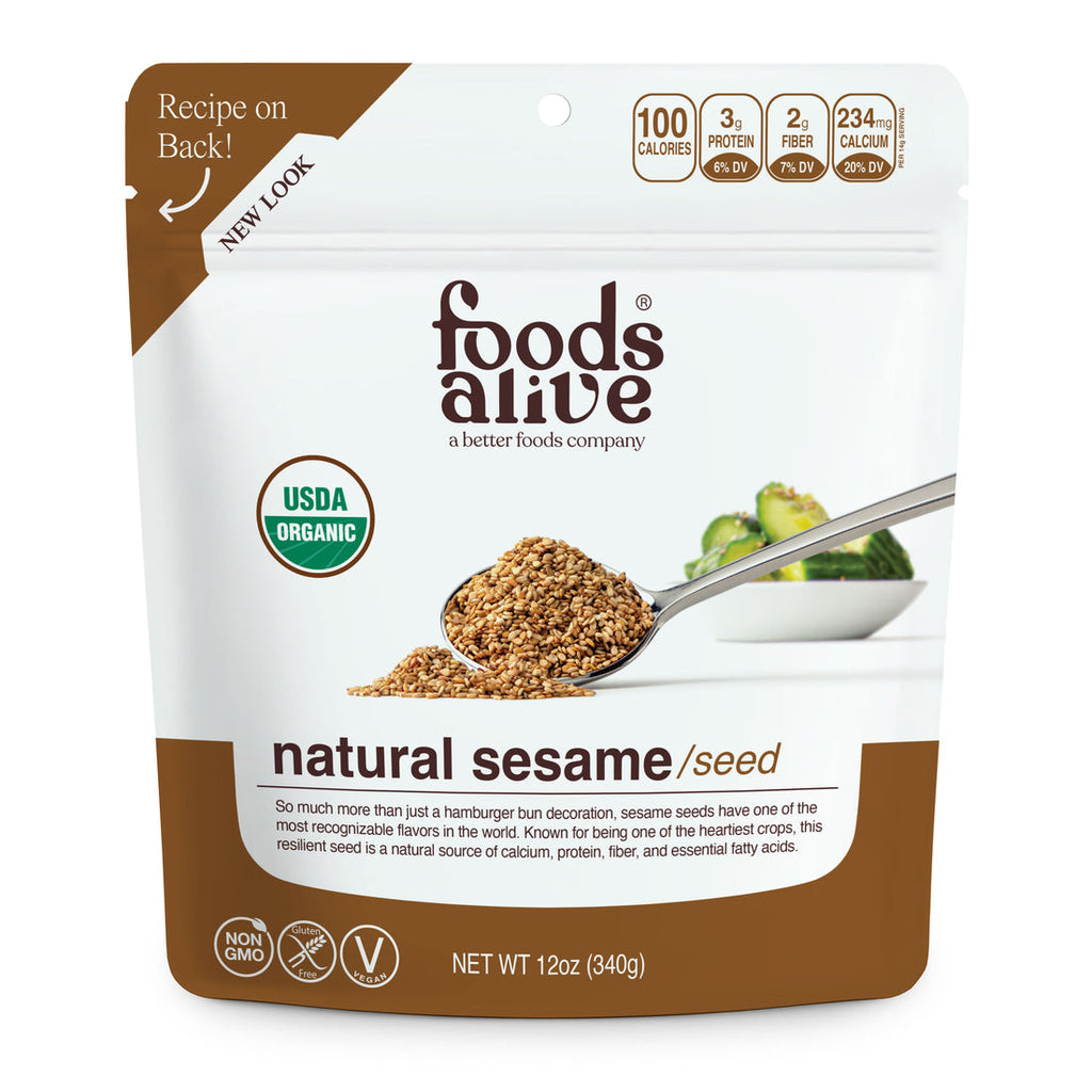 Foods Alive, Sesame Seed, 12 oz