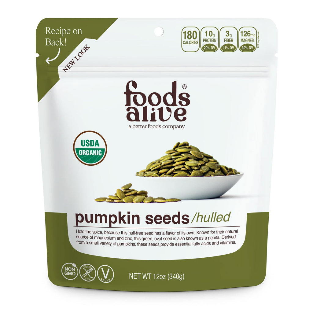 Foods Alive, Pumpkin Seeds, 12 oz