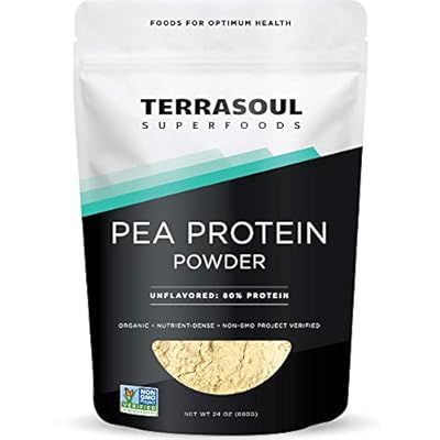 Terrasoul, Organic Pea Protein Blend, Unflavored, 2.5 lb