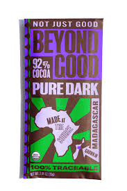 Beyond Good, Pure Dark Choc, 92%, 2.64 oz