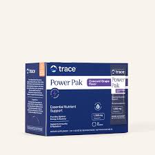 Trace Minerals Research, Electrolyte Stamina PowerPak Concord Grape, 1200 mg, 30 Packets
