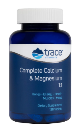 Trace Minerals Research, Complete Cal/Mag 1:1, 120 tabs