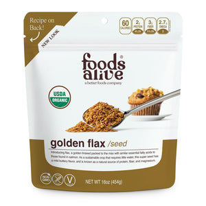 Foods Alive, Gold Flaxseed, 16 oz