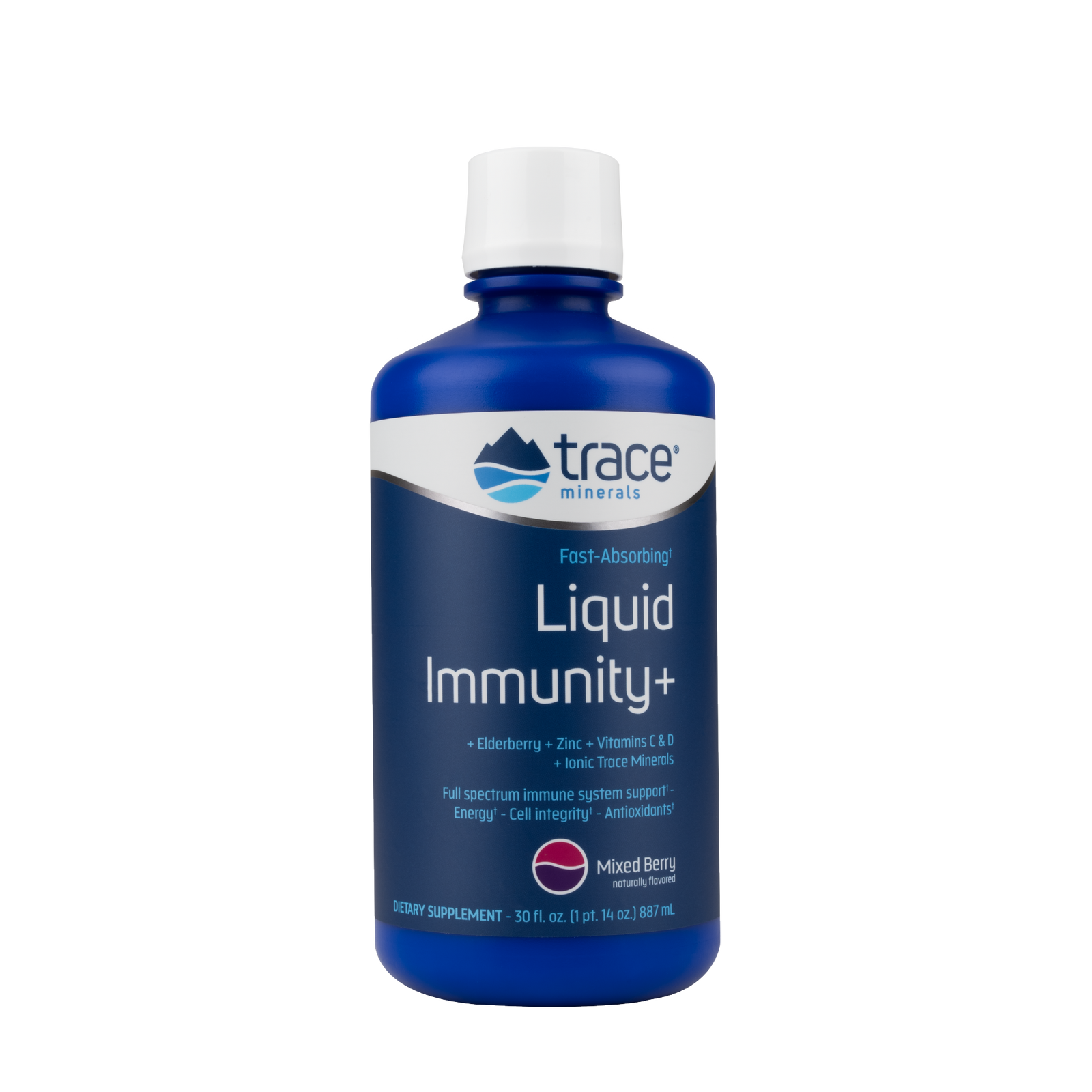 Trace Minerals, Liquid Immunity + 30 fl oz