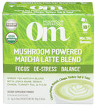 Om, Mushroom Powered Matcha Latte, single pk