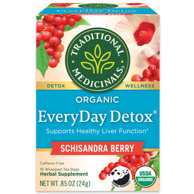 Traditional Medicinals, Everyday Detox Herb Tea, 16 bags