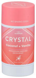 Crystal Deodorant, Coconut Vanilla - 2.5OZ