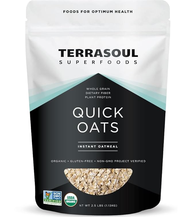 Terrasoul, Quick Cooking Oats, 2.5LBS