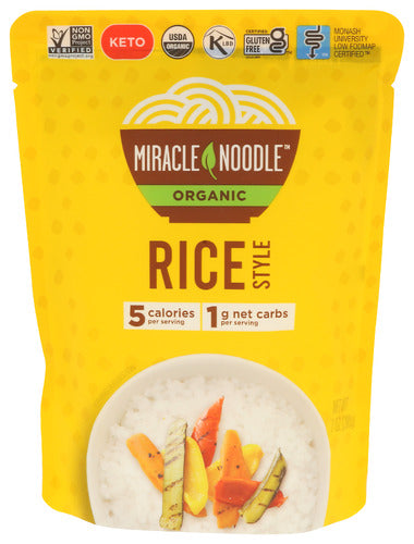 Miracle Noodle, Organic Rice Style, 7 OZ