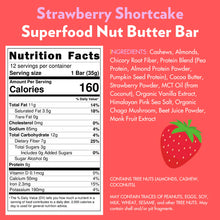 B.T.R Nation, Vitality Superfood Bar, Strawberry Shortcake, 35 G