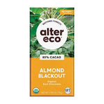 Alter Eco, Almond Blackout 85% Cacao Chocolate Bar, 2.65 oz