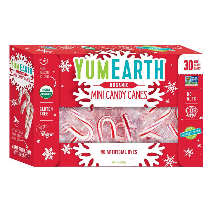 YumEarth, Organic Mini Candy Canes, 30pk