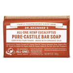 Dr. Bronner's Magic Soaps, Pure Castile Soap, All-One Hemp Eucalyptus, 5 oz BAR