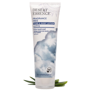 Desert Essence, Organic Unscented Body Lotion, 8 oz