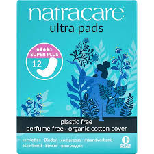 Natracare, Natural Ultra Pads, Organic Cotton Cover, Super+, 12 Pads