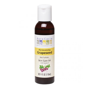 Aura Cacia, Natural Skin Care Oil, Grapeseed, 4 fl oz