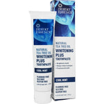 Desert Essence, Natural Tea Tree Oil Whitening Plus Toothpaste, Cool Mint, 6.25 oz
