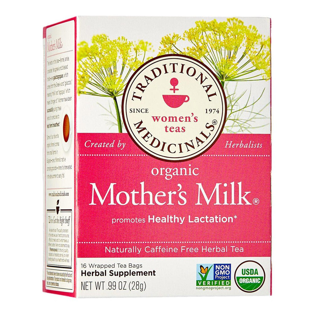 Traditional Medicinals, Organic Mother's Milk, Caffeine Free, 16 Wrapped Tea Bags