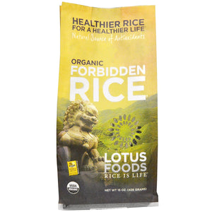 Lotus Foods, Organic Forbidden Rice, 15 oz