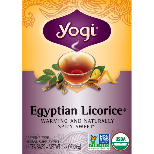 Yogi Tea, Egyptian licorice, 16 Tea Bags