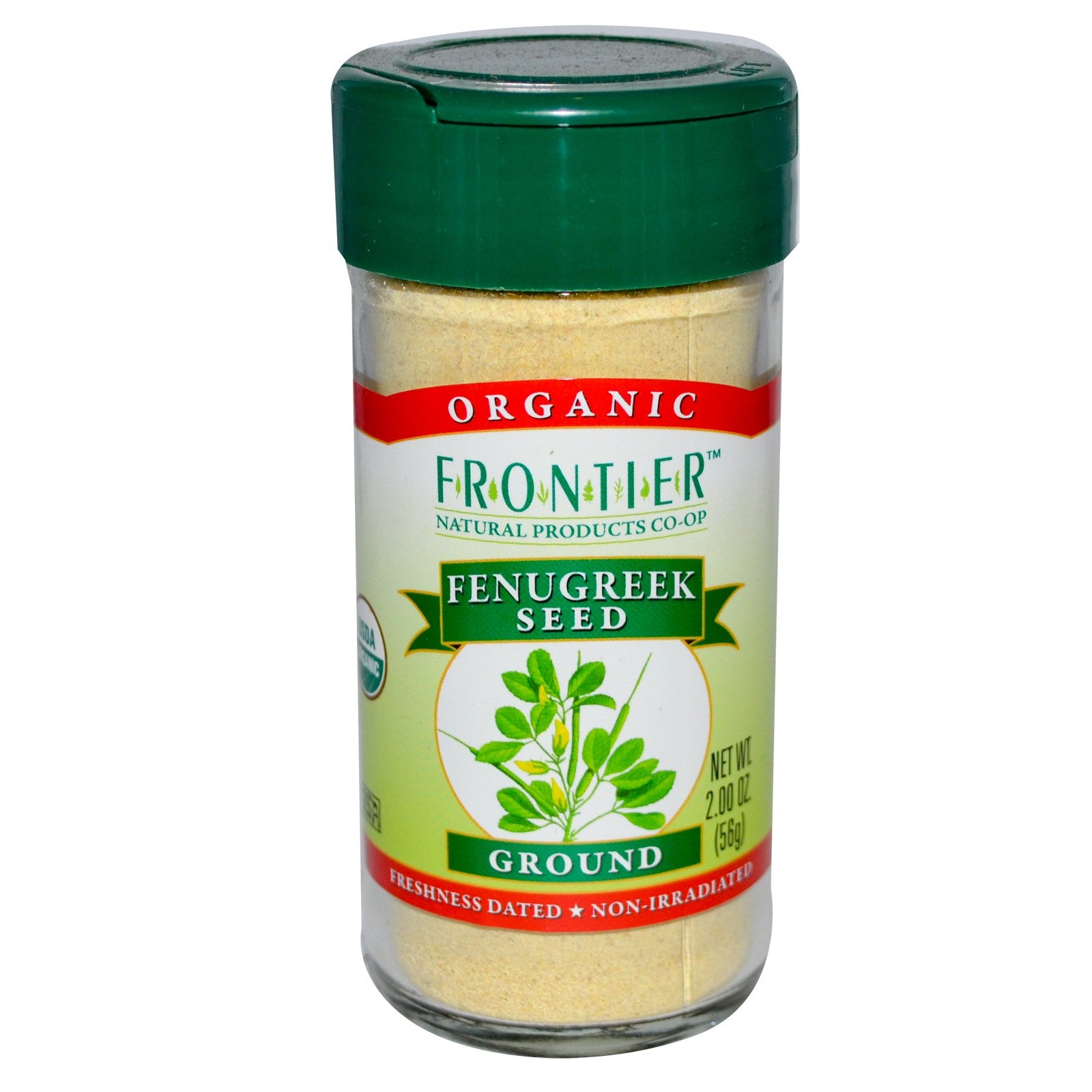Frontier Natural Products, Organic Fenugreek Seed, Ground, 2.00 oz