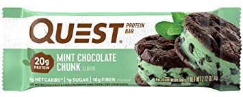 Quest Protein Bar, Mint Chocolate Chunk, 2.12 oz