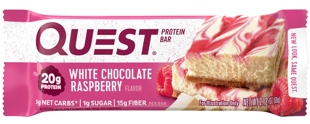 Quest Protein Bar, White Chocolate Raspberry, 2.12 oz