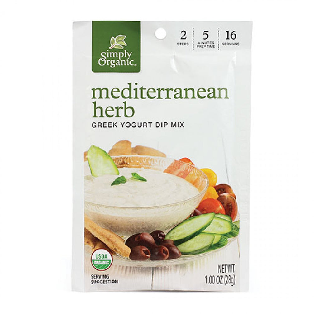 Simply Organic, Mediterranean Herb, Greek Yogurt Dip, 1.00 oz