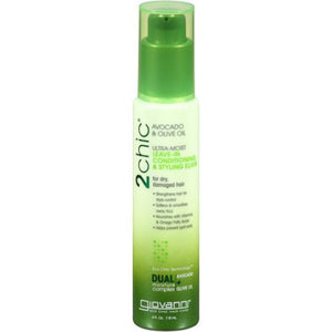 Giovanni, Ultra-Moist LEAVE-IN Conditioner & Styling Elixir, Avocado & Olive Oil, 4 fl oz