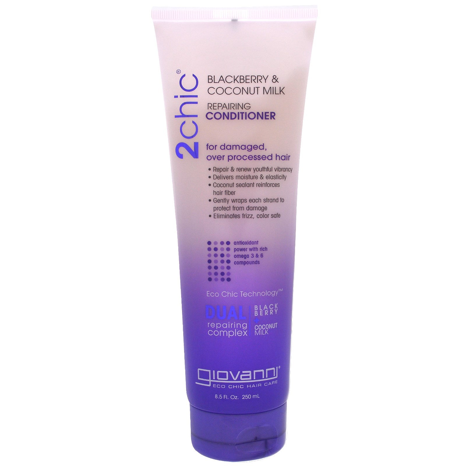 Giovanni, 2chic Collection, Repairing Conditioner, Blackberry & Coconut Milk, 8.5 fl.
