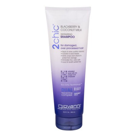 Giovanni, 2chic Collection, Repairing Shampoo, Blackberry & Coconut Milk, 8.5 fl.