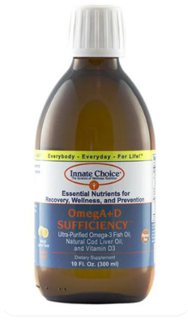 Innate Choice, OmegaA+D Sufficiency, Lemon Oil, 300 ml