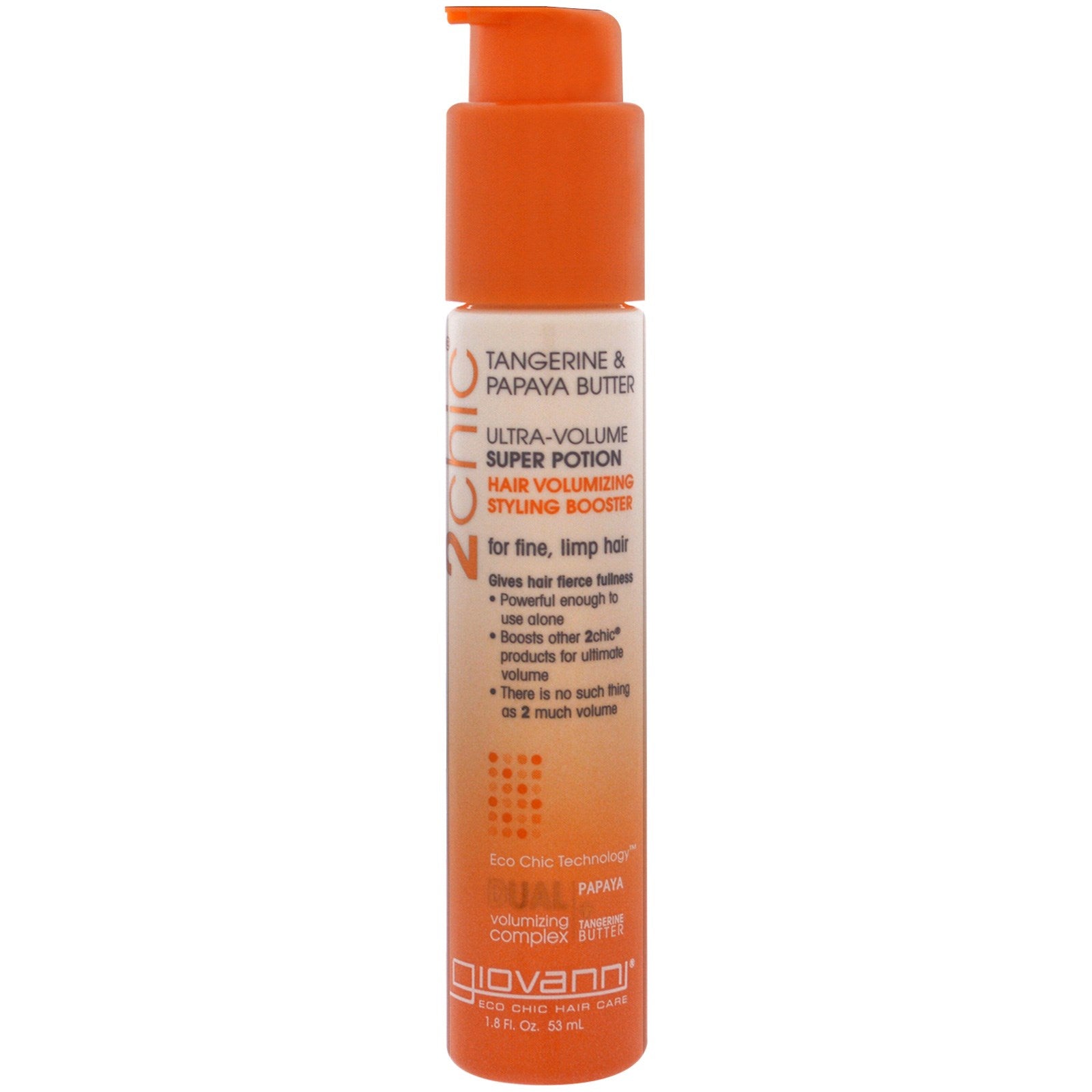 Giovanni, 2chic Collection Ultra-Volume Shampoo, Tangerine & Papaya Butter  8.5 fl. oz