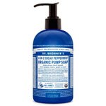 Dr. Bronner's Certified Organic Body Care, Spearmint Peppermint Hand Soaps 12 fl oz