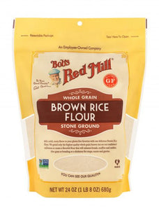Bob's Red Mill, Whole Grain Brown Rice Flour, Stone Ground, 24 oz