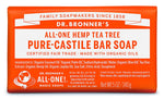 Dr. Bronner's Magic Soaps, Hemp Tea Tree, Pure Castile Soap, 5 oz BAR