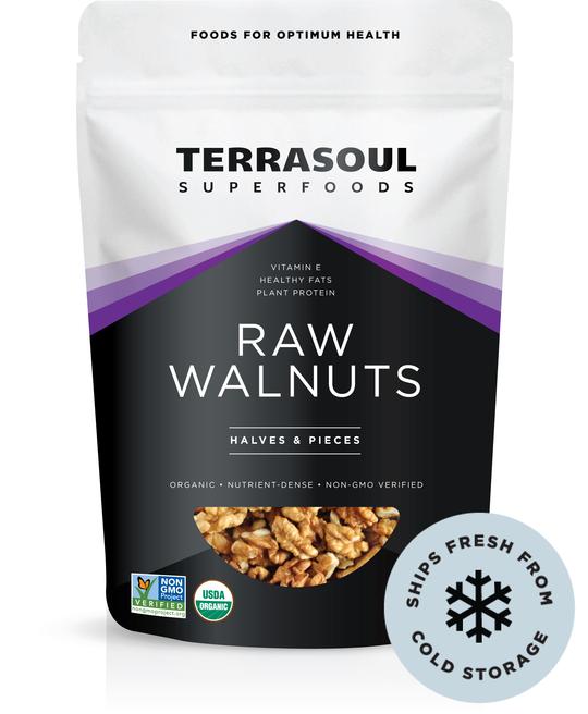 Terrasoul, Organic Raw Walnuts, 16oz