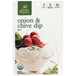 Simply Organic, Onion & Chive Dip, 28g
